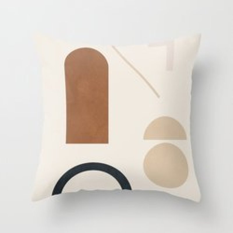 Single-sided digital printing peach skin pillowcase,Hot sale simple and fashionable summer clear cushion cover/