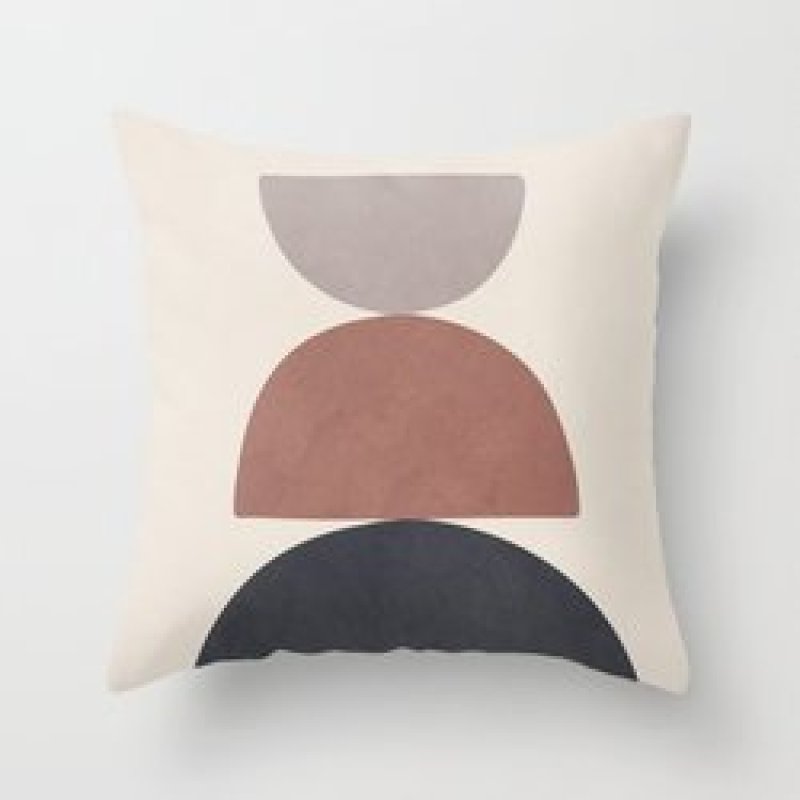Single-sided digital printing peach skin pillowcase,Hot sale simple and fashionable summer clear cushion cover/