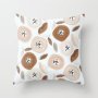 Single-sided digital printing peach skin pillowcase,Hot sale simple and fashionable summer clear cushion cover/