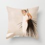 Single-sided digital printing peach skin pillowcase,Hot sale simple and fashionable summer clear cushion cover/