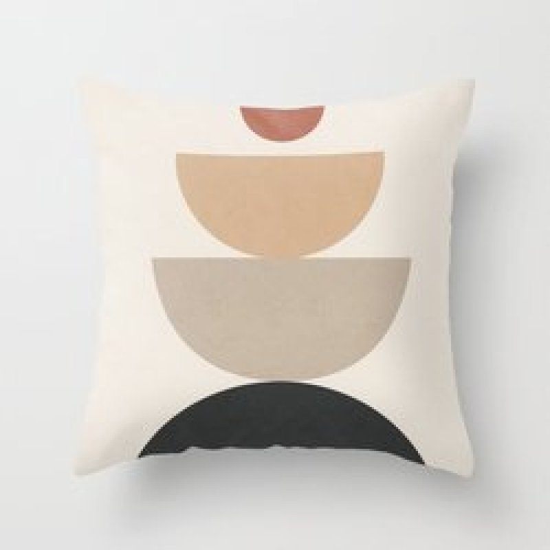 Single-sided digital printing peach skin pillowcase,Hot sale simple and fashionable summer clear cushion cover/