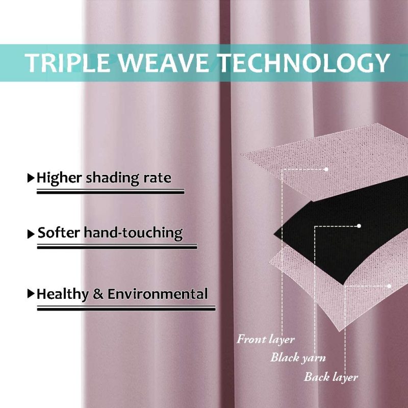 Modern Blackout Curtains Window For Living Room ,Thick Curtain For Bedroom High Shading Drapes Blinds For Kitchen Curtains