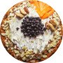 Burritos Tortilla Pizza Blanket Round Throw Blanket Novelty Food Blanket for Adult 60inches#