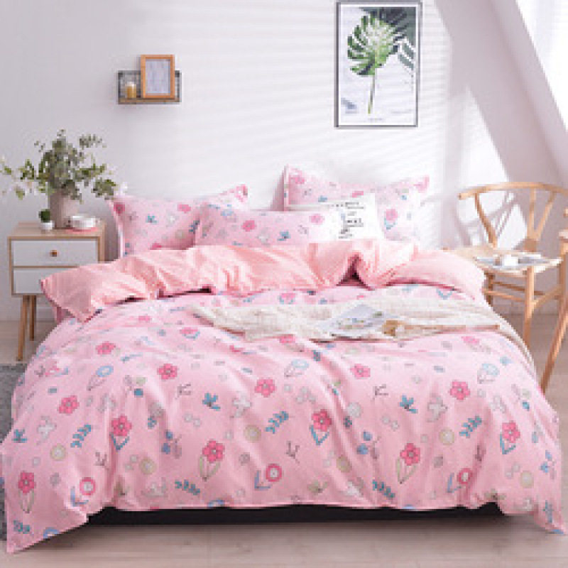 Cheap Bedding Sets Full Size,Dark Blue 100% Cotton Bedding Set#