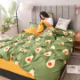 Cheap Bedding Sets Full Size,Dark Blue 100% Cotton Bedding Set#