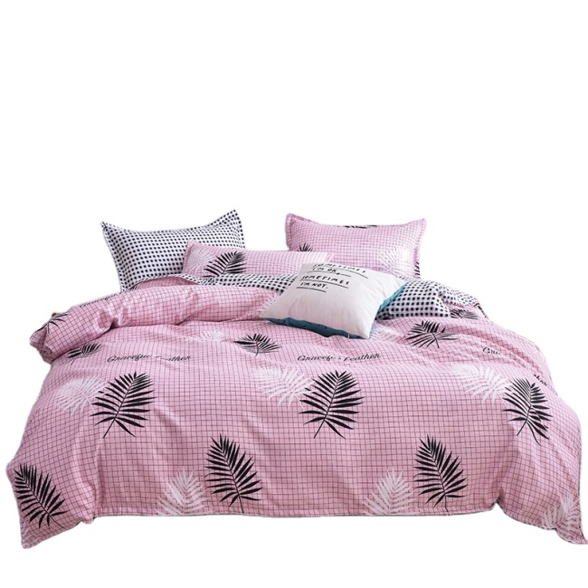 Cheap Bedding Sets Full Size,Dark Blue 100% Cotton Bedding Set#