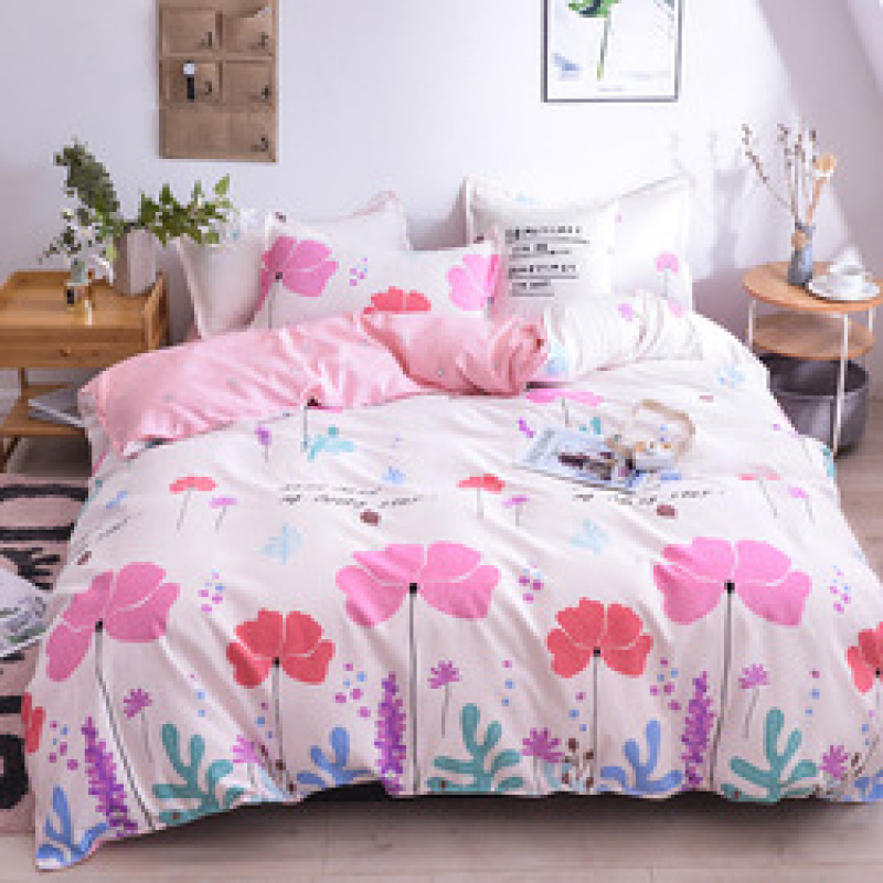 Cheap Bedding Sets Full Size,Dark Blue 100% Cotton Bedding Set#