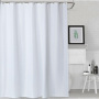 Waffle Weave Shower Curtain, Modern Fabric Bathroom Curtain/