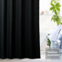 Waffle Weave Shower Curtain, Modern Fabric Bathroom Curtain/