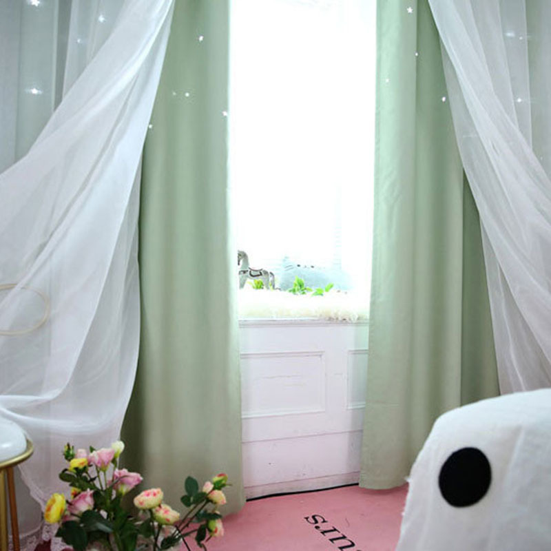 2019 Hot Sale Solid Drapes Blackout Hotel/Living Room Window Curtain