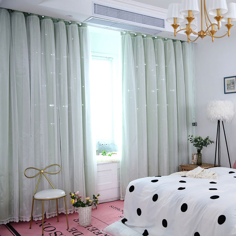 2019 Hot Sale Solid Drapes Blackout Hotel/Living Room Window Curtain