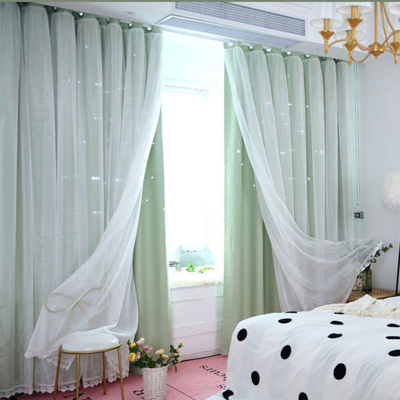 2019 Hot Sale Solid Drapes Blackout Hotel/Living Room Window Curtain