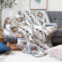 Bohemian Knitted Throw Thread Blanket on the Bed Decorative Sofa Towel Bed Cover Plaid Wall Tapestry Bedspread Tablecloth