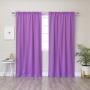 Chinese factory direct sale violet luxury blackout thermal curtain window