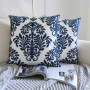 Geometric Pattern Chinese Classical Embroidery Home Pillow Fashion Sofa Pillow, 2019 New Chinese Blue And White Porcelain /