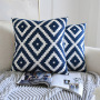 Geometric Pattern Chinese Classical Embroidery Home Pillow Fashion Sofa Pillow, 2019 New Chinese Blue And White Porcelain /
