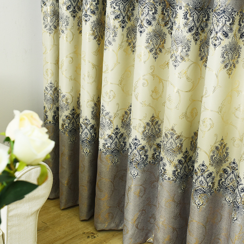 China Luxury Curtains Designs Livingroom Accessories Set Telas Para Cortinas,Decorativas Outdoor Curtain Blackout Piece Sale#