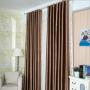 top seller 2019 fire resistant blackout cortinas precios, Decoracion para el hogar crushed curtain turkey#