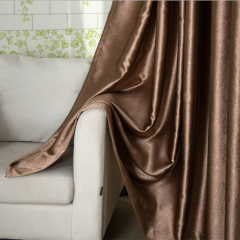 top seller 2019 fire resistant blackout cortinas precios, Decoracion para el hogar crushed curtain turkey#