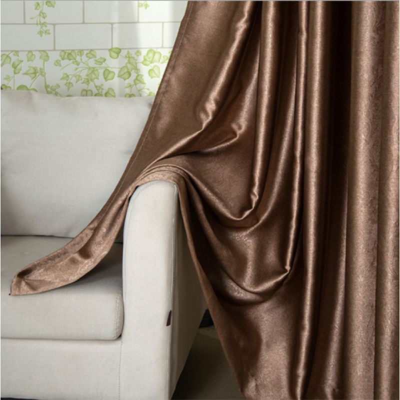 top seller 2019 fire resistant blackout cortinas precios, Decoracion para el hogar crushed curtain turkey#
