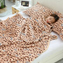 Super Soft 100% Polyester Blanket, Plush Fuzzy Sofa Bedding Flannel Fleece Throw Blanket#