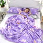 Super Soft 100% Polyester Blanket, Plush Fuzzy Sofa Bedding Flannel Fleece Throw Blanket#