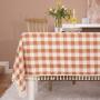 Simple And Generous Rural Style Home Dining Table Cloth Restaurant Rectangular Picnic Plaid Cloth green Checkered Tablecloth