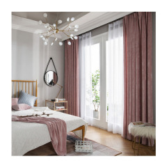 100% Blackout double  curtain  living room,Hot selling 100%high shading Solid color  curtain for living room/