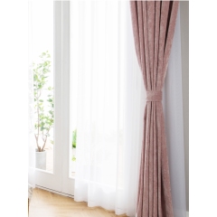 100% Blackout double  curtain  living room,Hot selling 100%high shading Solid color  curtain for living room/