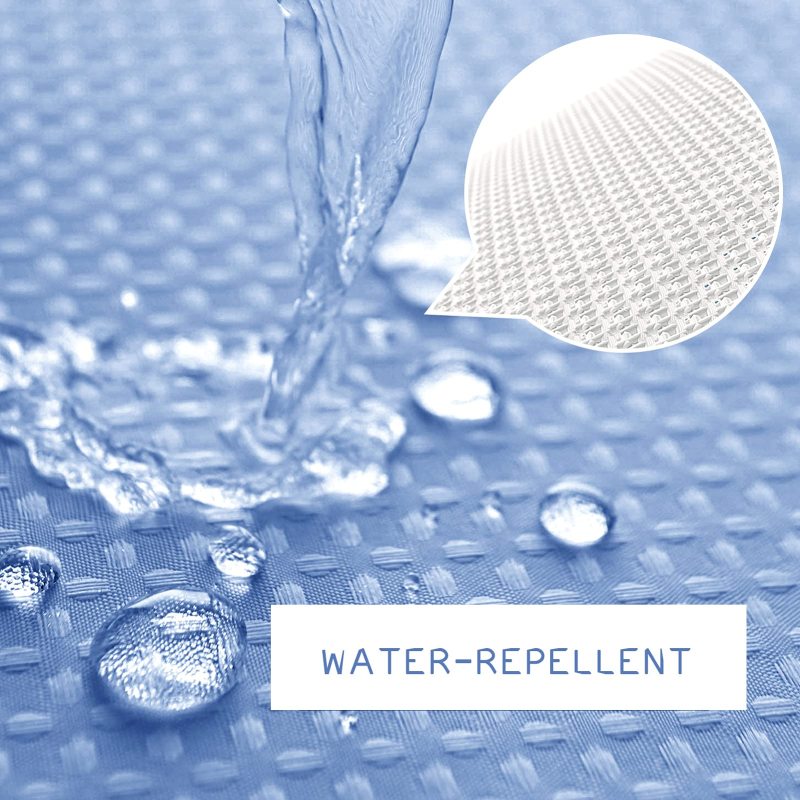 Printed Polyester Waffle Shower Curtains, Washable Waterproof Bathroom Curtain for Home Decor$