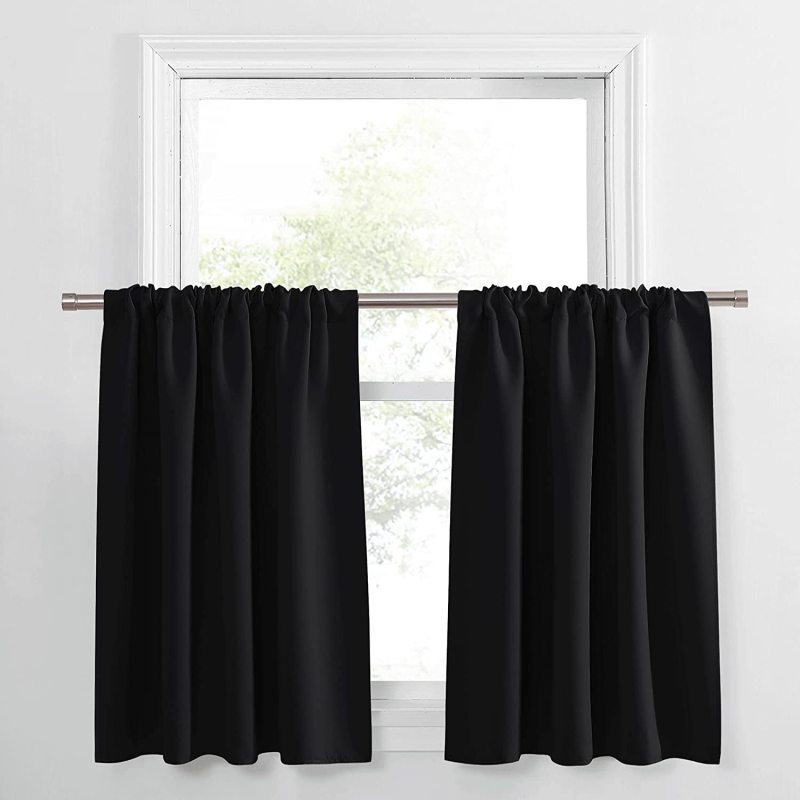 New latest curtain fashion designs curtains ,ready made  kitchen polyester cortinas baratas