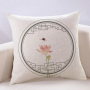 Modern Cushion Cover , Lotus Flowers Cushions, Chinese Cushion
