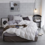 Used Double Sides Soft Fabric, Grey America Style  Bedding Set/