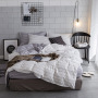 Used Double Sides Soft Fabric, Grey America Style  Bedding Set/