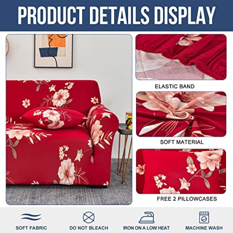 Amazon Elastic Sofa Cover For Sofa Seats, Free Cushion Cover Slipcovers For Sofa and Chair$