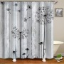 Wholesale Black Woman Shower Curtain Digit Print, Home Goods Africa Bath Shower Curtain Set/
