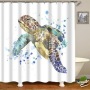 Wholesale Black Woman Shower Curtain Digit Print, Home Goods Africa Bath Shower Curtain Set/