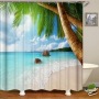Wholesale Black Woman Shower Curtain Digit Print, Home Goods Africa Bath Shower Curtain Set/