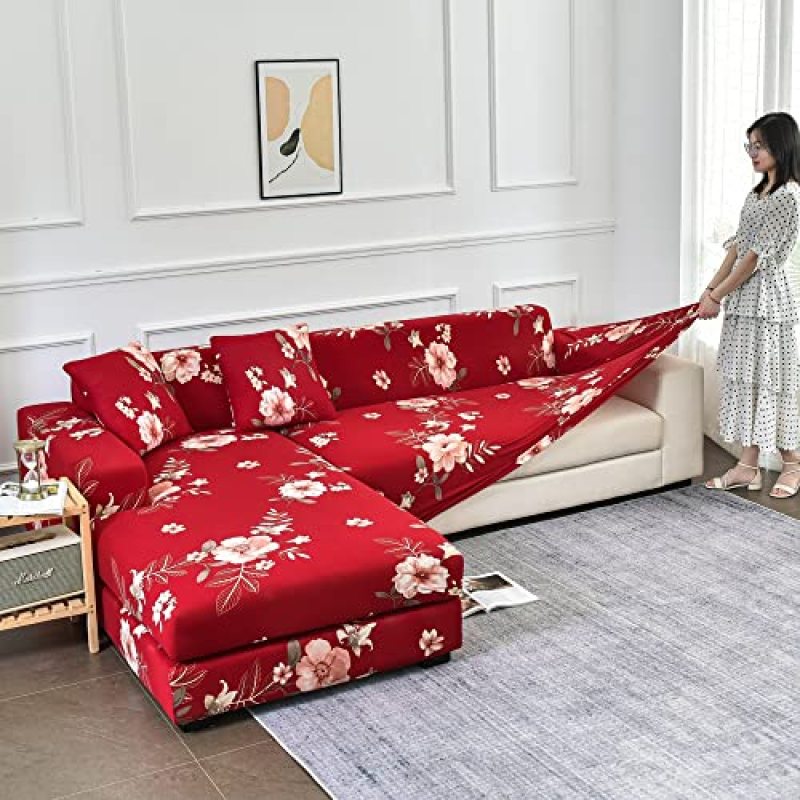 Wholesale Printed Sofa Cover 3 2 1 Seater, Sofa Covers Elastic Stretch Slipcover#