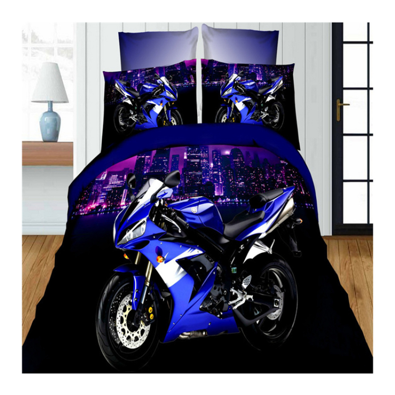 Black Cat Pattern Quilt Cover Bedding Set, Custom Print Bedding Set/