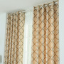 European Simple Modern Geometric Diamond Curtain, High Precision Blackout Jacquard Curtain$