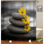 Drop Shipping Polyester Shower Curtains Latest Design Printed Wholesale Custom Classical Wood Grain 3D Printed Shower Curtain