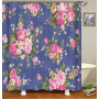 Drop Shipping Polyester Shower Curtains Latest Design Printed Wholesale Custom Classical Wood Grain 3D Printed Shower Curtain