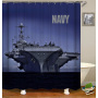 Drop Shipping Polyester Shower Curtains Latest Design Printed Wholesale Custom Classical Wood Grain 3D Printed Shower Curtain
