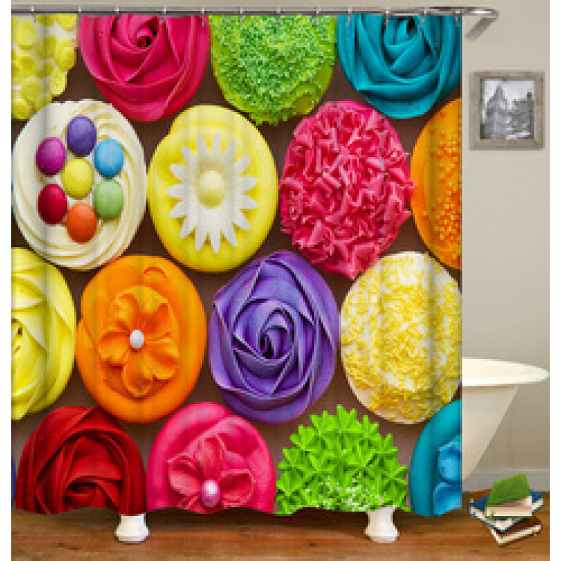 Drop Shipping Polyester Shower Curtains Latest Design Printed Wholesale Custom Classical Wood Grain 3D Printed Shower Curtain