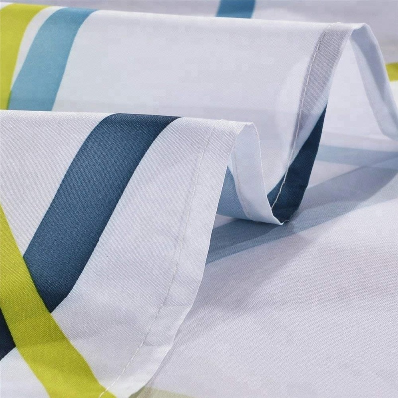 wholesale color ribbon pattern embroidery shower curtain
