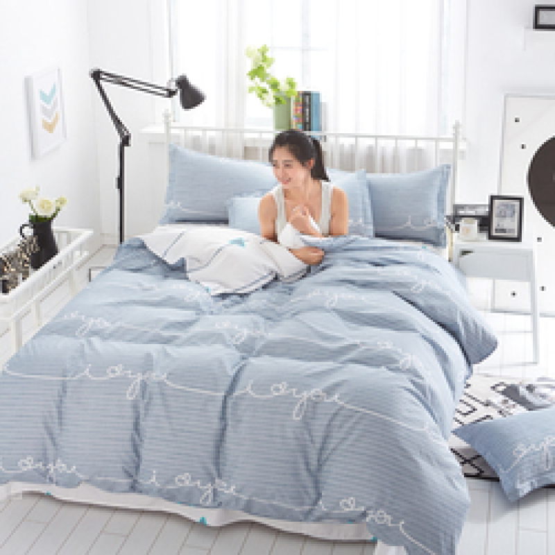 Cheap Korean Quilted Bedding Set For Kids, Home Luxury Comforter Set Bedding/