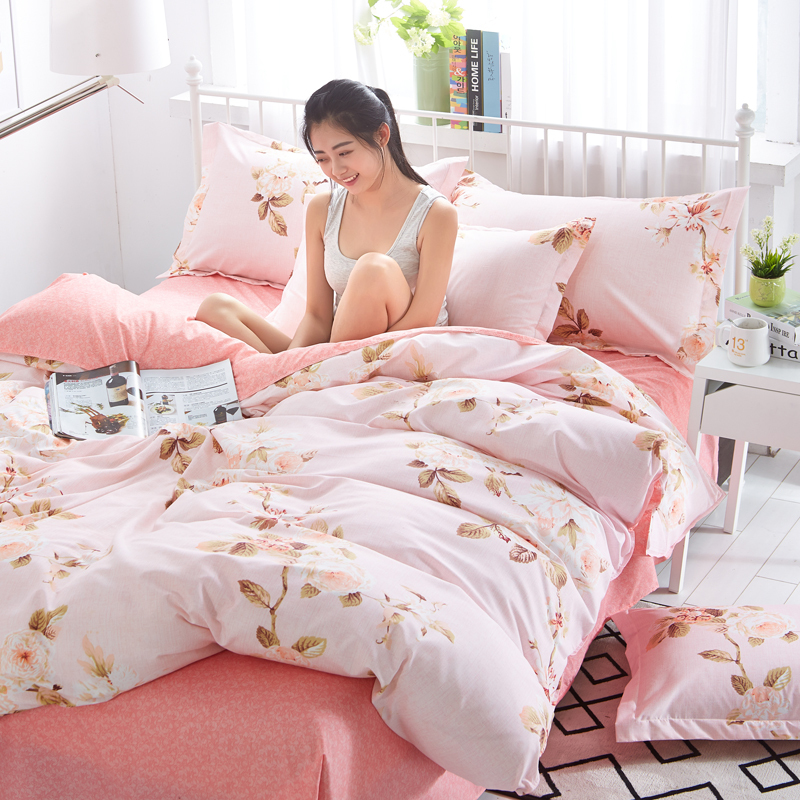 Cheap Korean Quilted Bedding Set For Kids, Home Luxury Comforter Set Bedding/