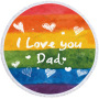 Love is Love Round Beach Towel, Custom Rainbow Microfiber Beach Towels#