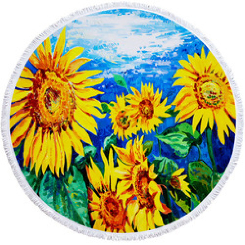 Love is Love Round Beach Towel, Custom Rainbow Microfiber Beach Towels#